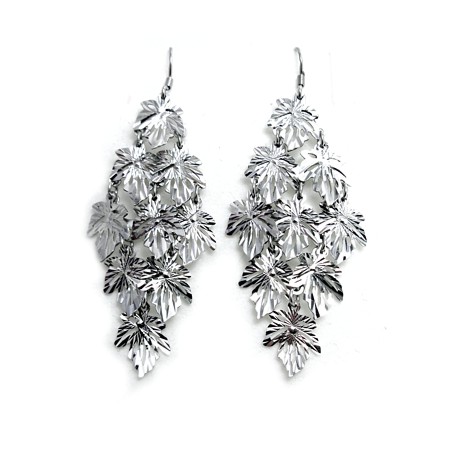 Maple Leaf Chandelier Earrings - Click Image to Close